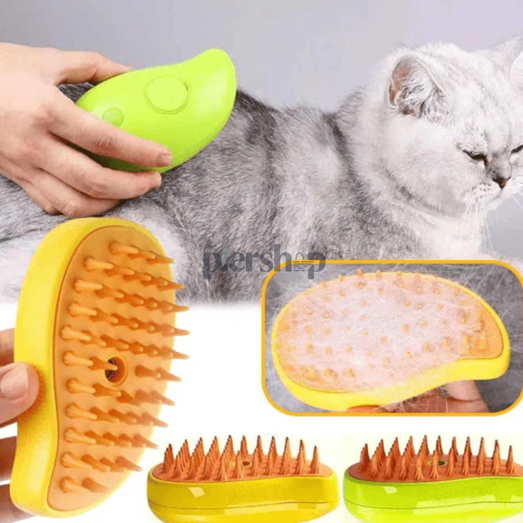 Cepillo eléctrico para mascotas con vaporizador