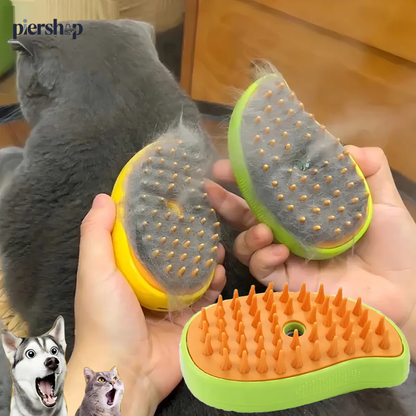 Cepillo eléctrico para mascotas con vaporizador